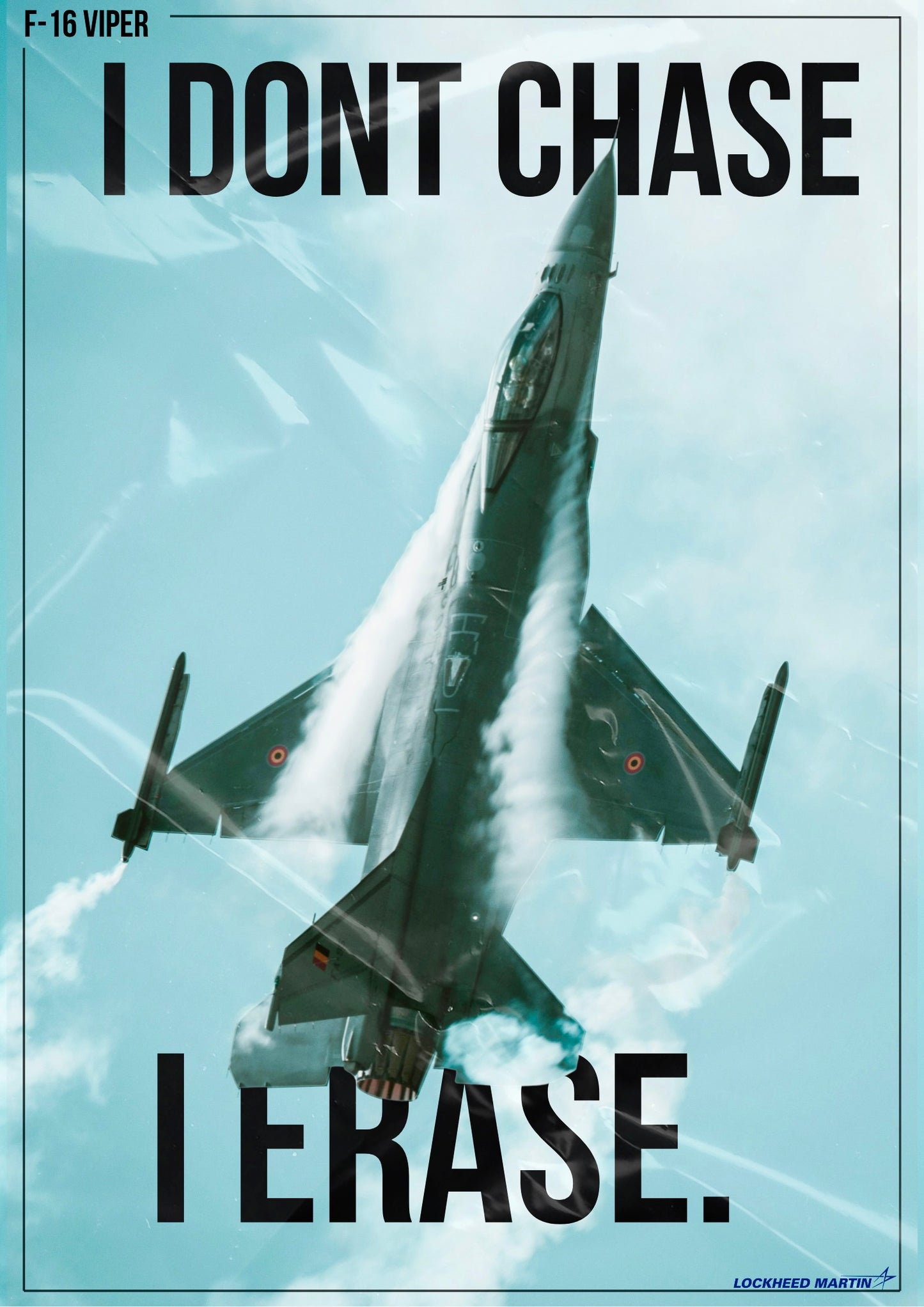 F-16 Viper Propaganda Poster.