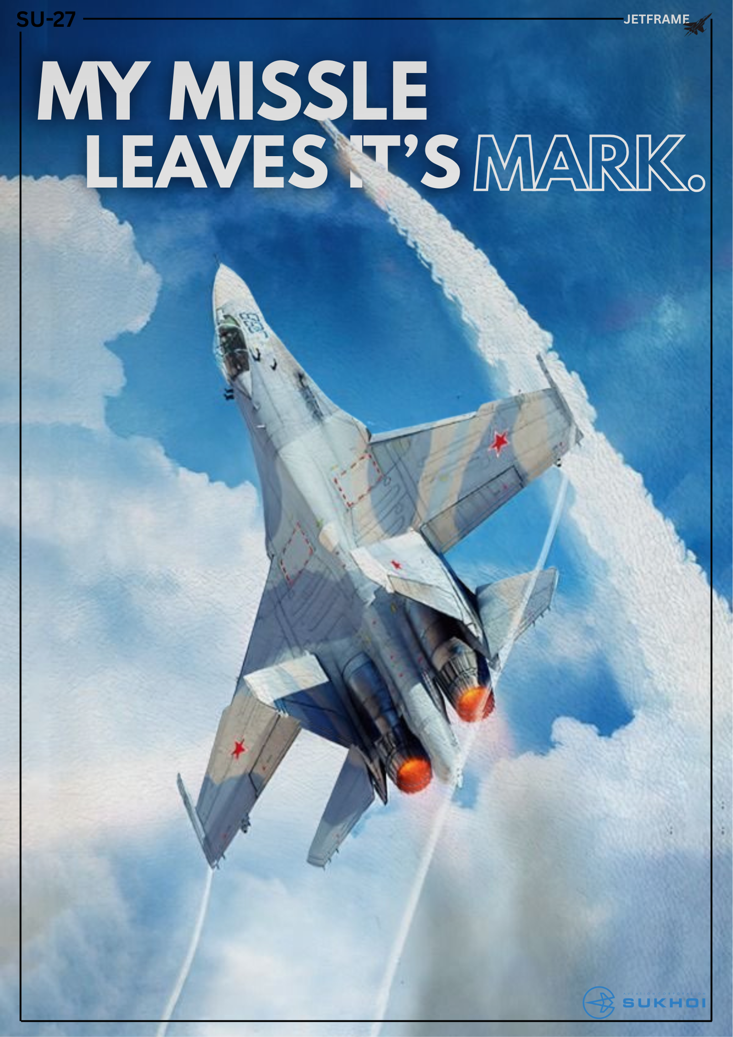 Su-27 Propaganda Poster.