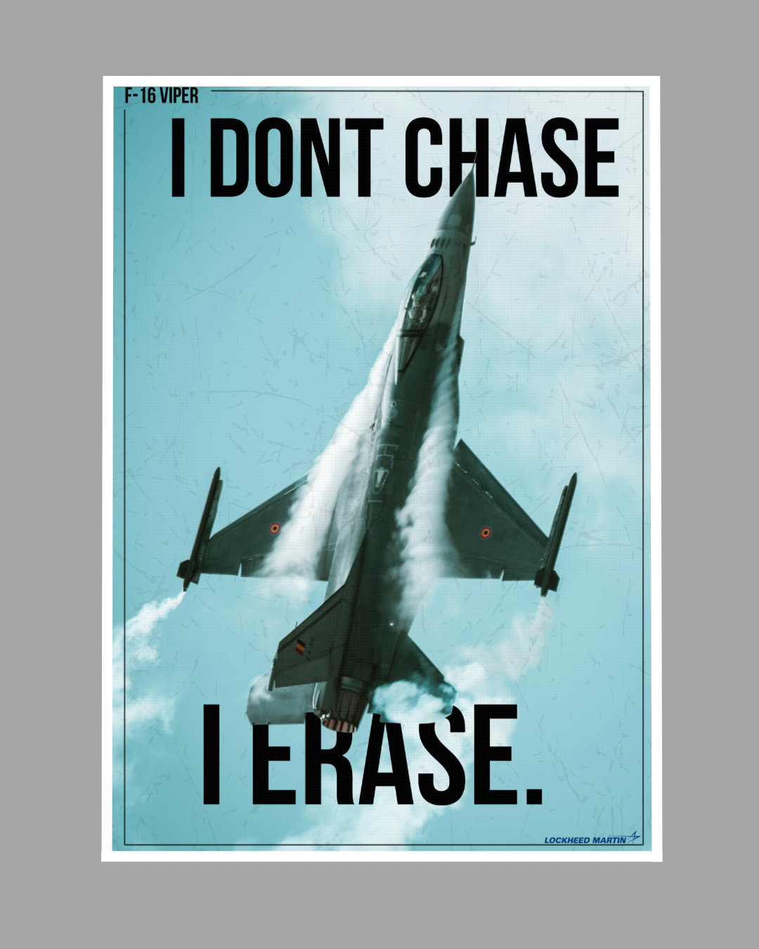 F-16 Viper Propaganda Poster.