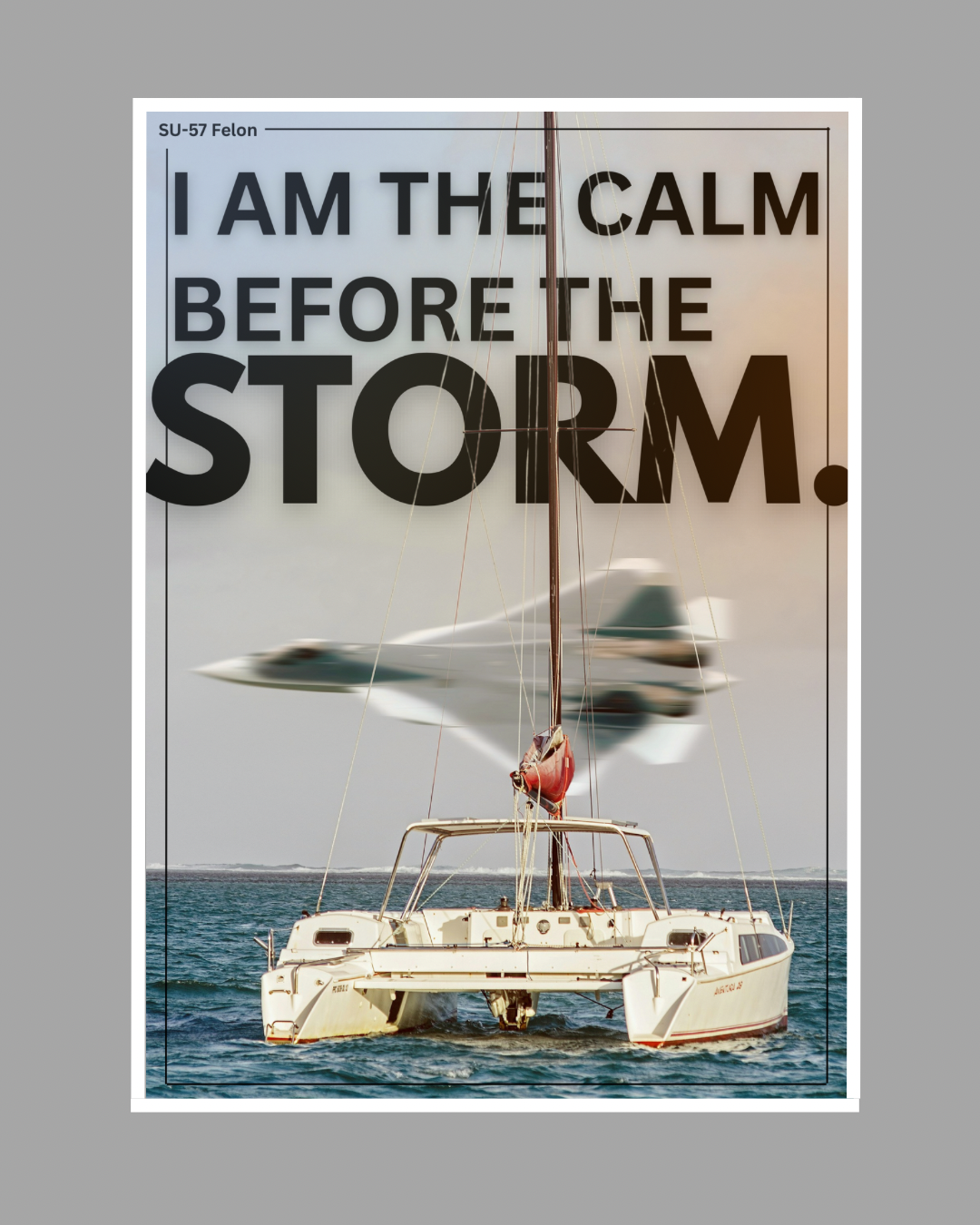 Su-57 Felon Propaganda Poster