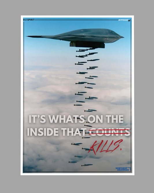 B-2 Spirit Propaganda Poster.