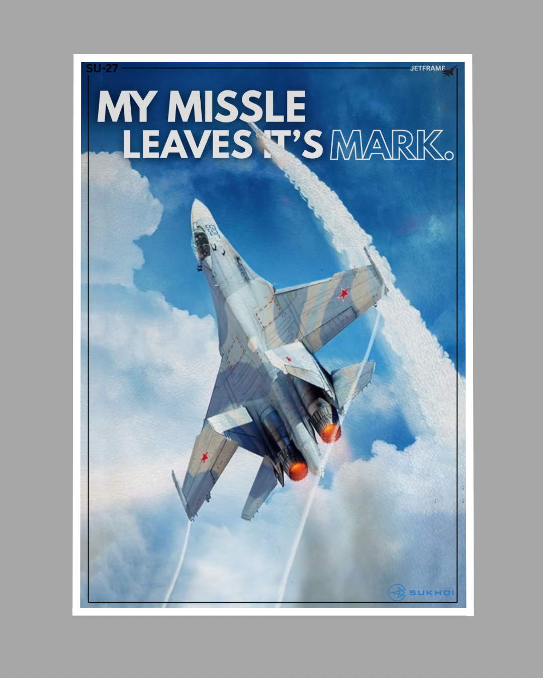 Su-27 Propaganda Poster.