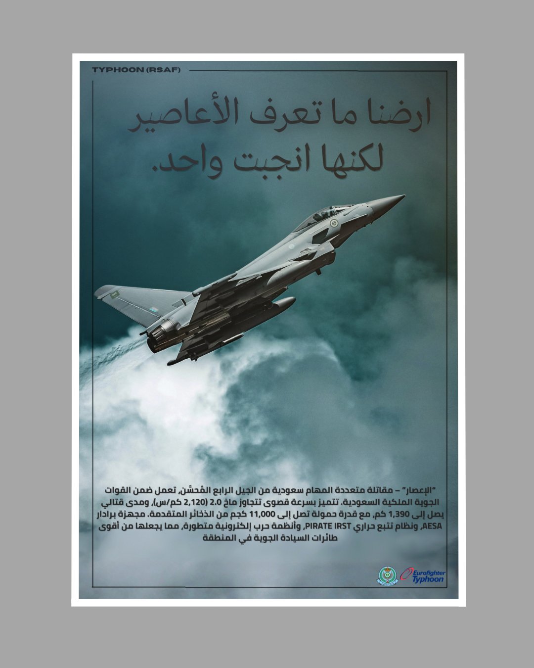 Typhoon(RSAF) Propaganda Poster.