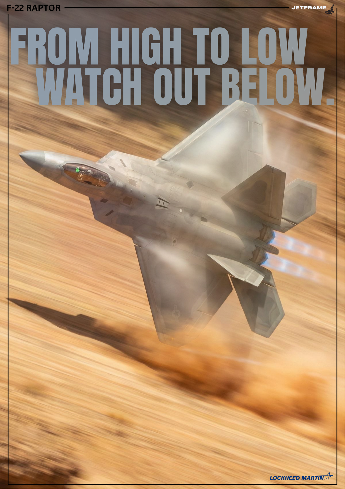F-22 RAPTOR Propaganda Poster