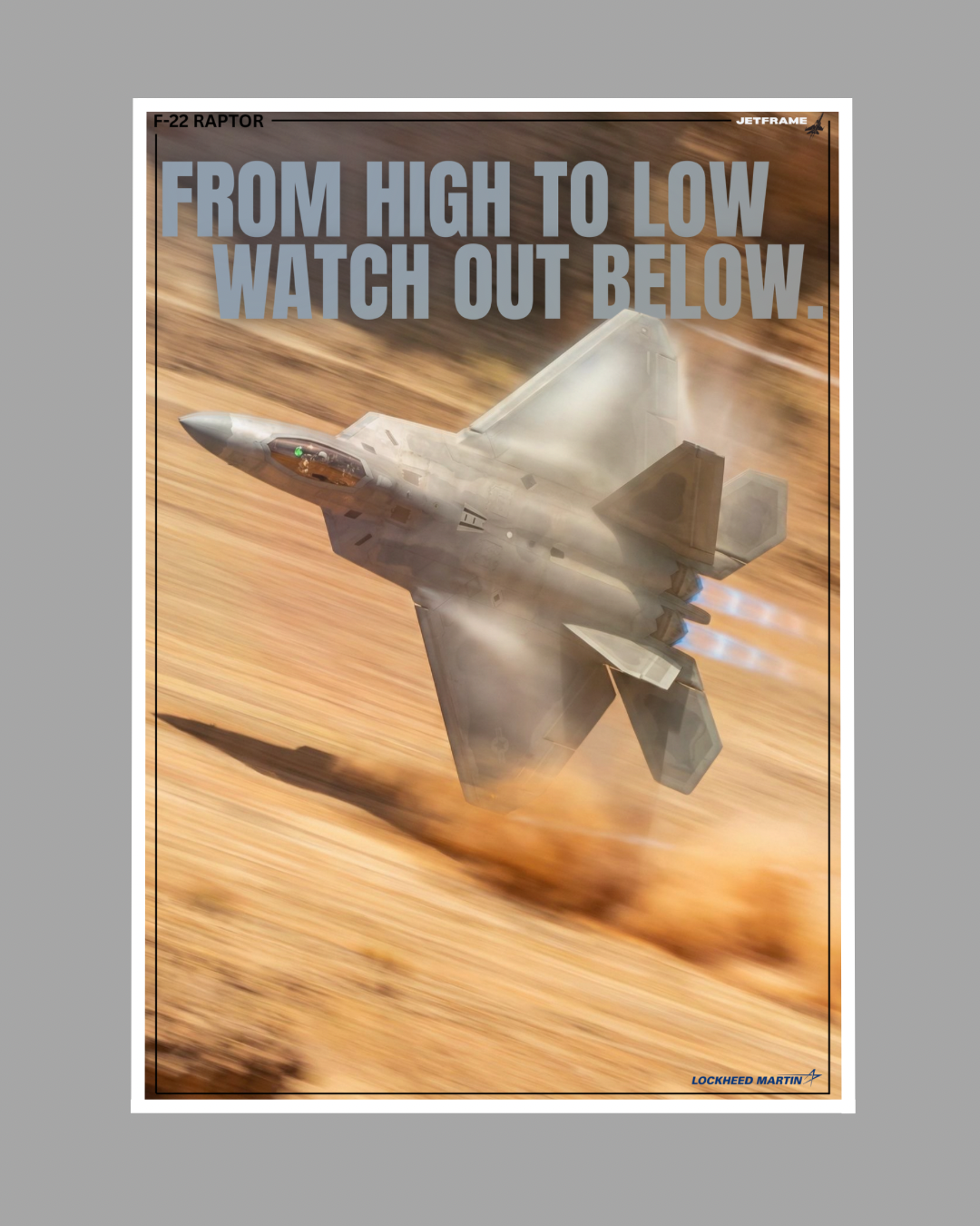 F-22 RAPTOR Propaganda Poster